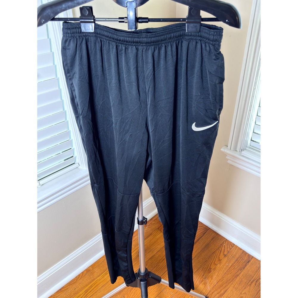 Nike Dri-FIT Park 20 Men's Large Black Soccer Training Pants BV6877-010 - Picture 1 of 8